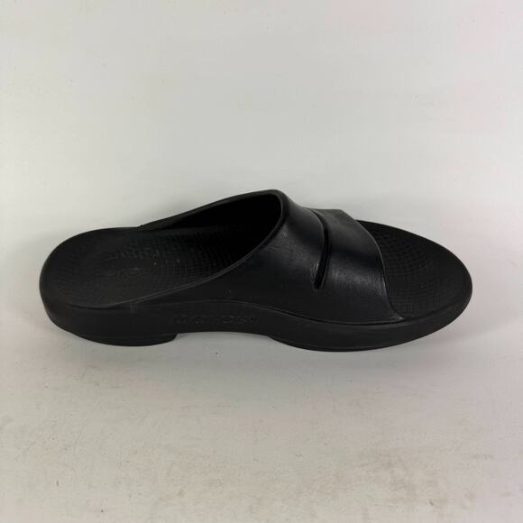 OOFOS OOahh Slide Sandals Women's 10 Black Slip-On Open Toe Outdoor Casual - Picture 3 of 9